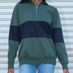 Brandy Melville/ John Galt half zip hoodie
